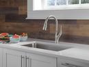 Delta Faucet SpotShield&reg; Stainless Single Handle Pull Down Kitchen Faucet 