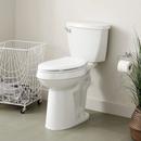 Signature Hardware White 1.28 gpf Elongated Floor Mount Two Piece Toilet 