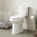Signature Hardware White 1.28 gpf Elongated Floor Mount Two Piece Toilet 