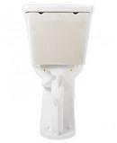 Signature Hardware White 1.28 gpf Elongated Floor Mount Two Piece Toilet 