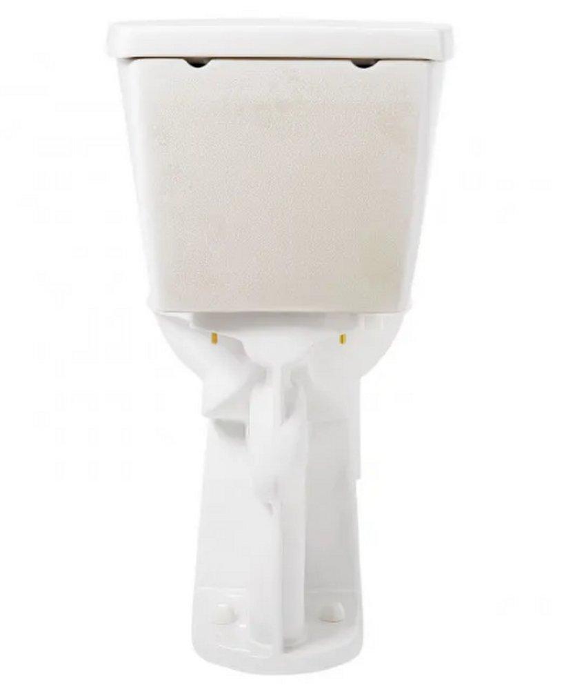 Signature Hardware White 1.28 gpf Elongated Floor Mount Two Piece Toilet 