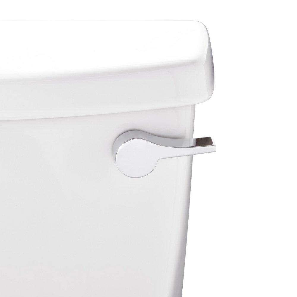 Signature Hardware White 1.28 gpf Elongated Floor Mount Two Piece Toilet in White 