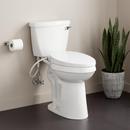 Signature Hardware White 1.28 gpf Elongated Floor Mount Two Piece Toilet in White 