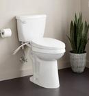 Signature Hardware White 1.28 gpf Elongated Floor Mount Two Piece Toilet in White 