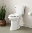 Signature Hardware White 1.28 gpf Elongated Floor Mount Two Piece Toilet in White 