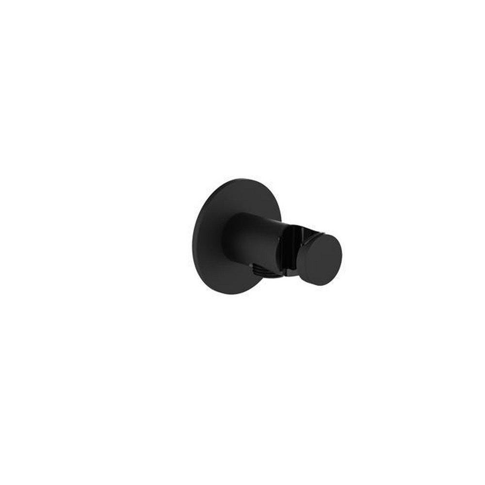 Blu Bathworks Matte Black 1/2 in. NPT Stainless steel Wall Union 