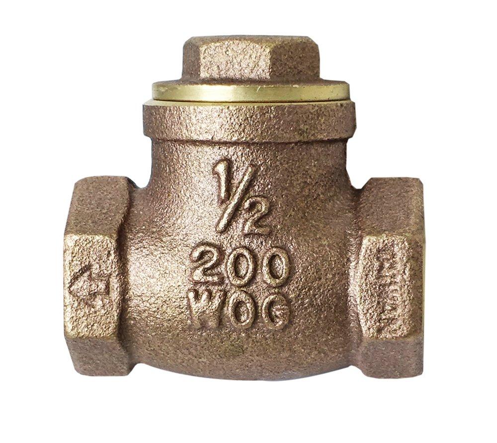 1/2 in. Bronze Swing Check Valve with 3/32 Orifice 