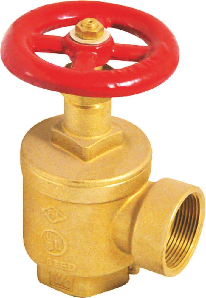 1-1/2 in. FNPT x MNST UL/FM Angle Hose Valve 