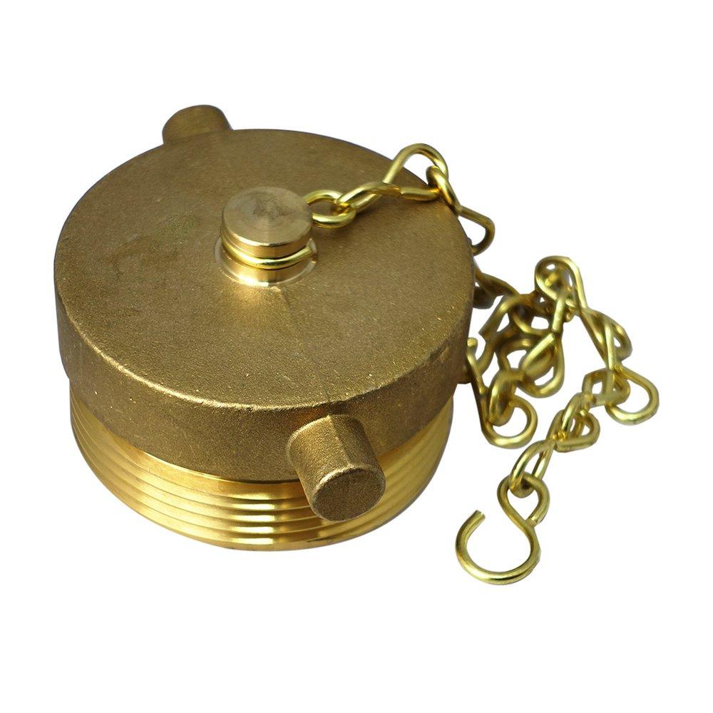 2-1/2 in. Brass Plug and Chain 
