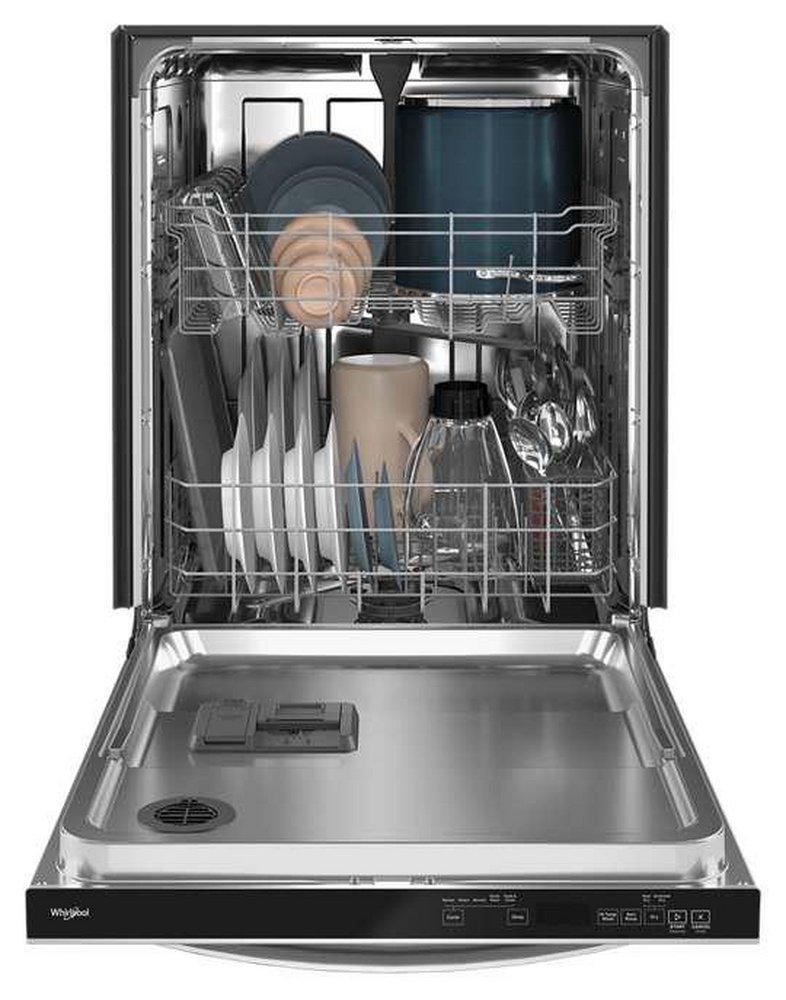 Whirlpool Fingerprint Resistant Stainless Steel 23-7/8 in. Built-in Dishwasher 