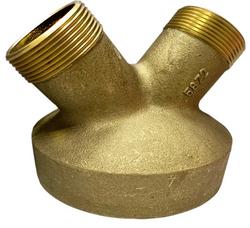 6 x 2-1/2 x 2-1/2 in. Brass Roof Manifold