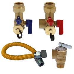 3/4 in. Sweat Service Kit with Pressure Relief Valve and Gas Connector