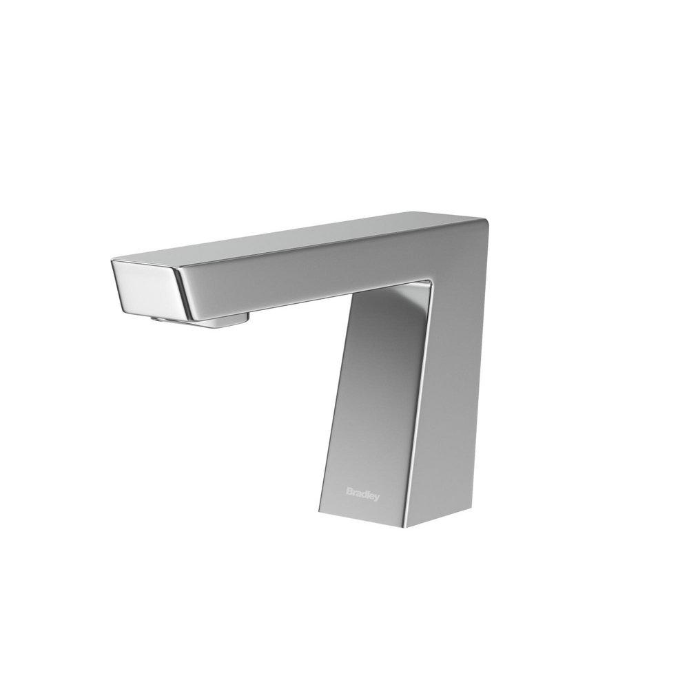 Bradley Corporation Polished Chrome Sensor Bathroom Sink Faucet 