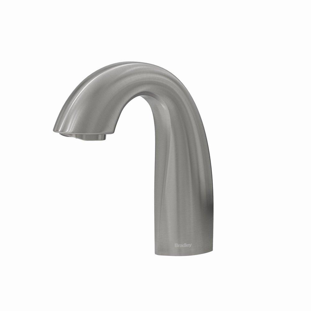 Bradley Corporation Brushed Stainless Sensor Bathroom Sink Faucet 