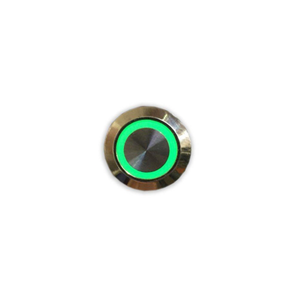 HARDWIRED LED ACTIVATION BUTTON WITH ILLUMINATED RING- MOMENTARY CONTACT BUTTON 