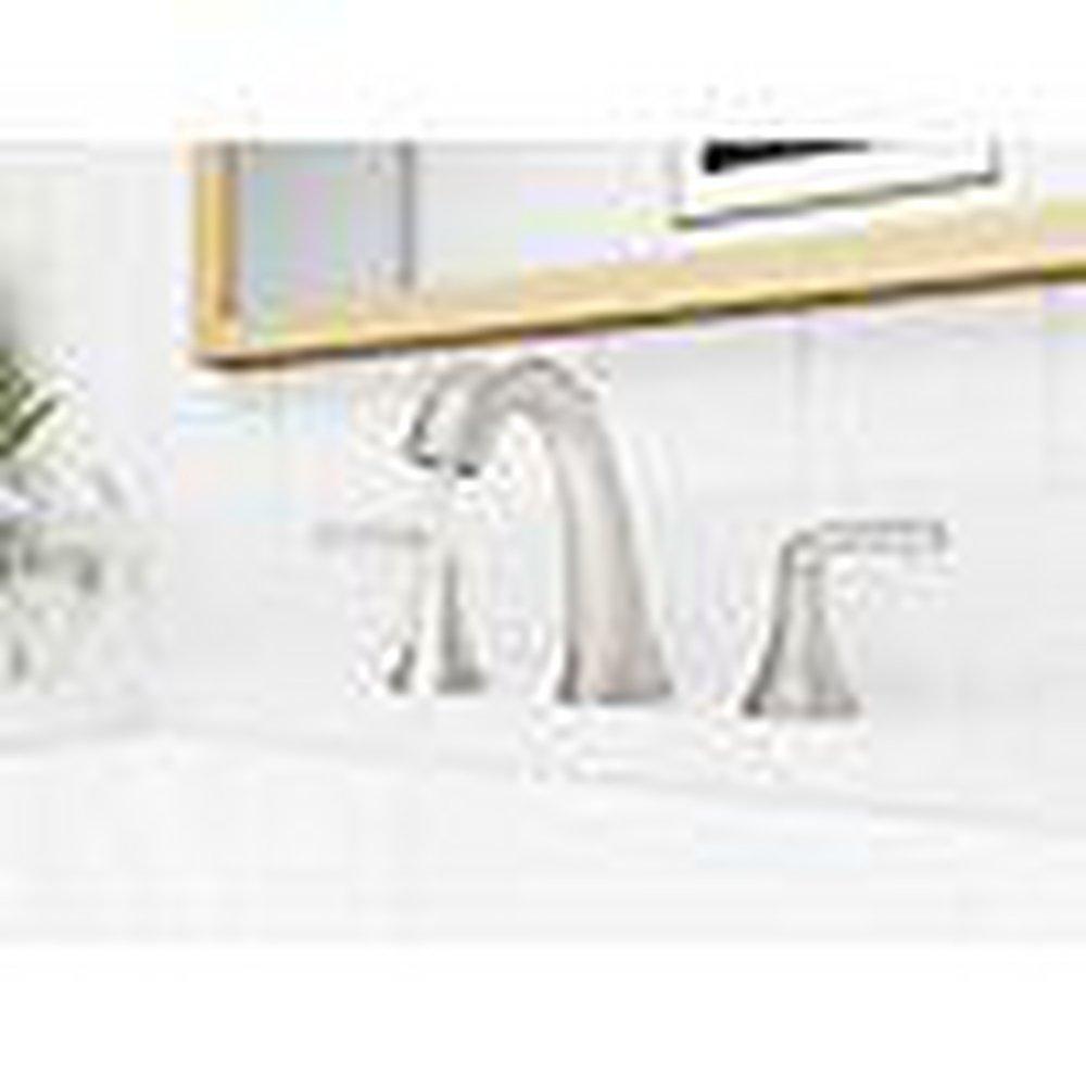 Pfister Spot Defense Brushed Nickel Two Handle Widespread Bathroom Sink Faucet 