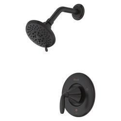 Single Handle Multi Function Shower Faucet in Tuscan Bronze (Trim Only)