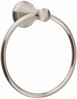Towel Ring in Brushed Nickel