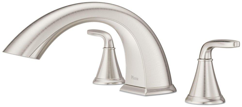 LF WINFIELD 2-HANDLE ROMAN TUB TRIM IN BRUSHED NICKEL BN 
