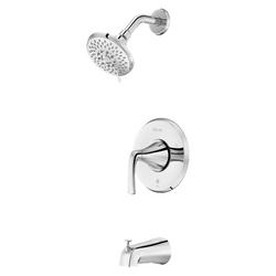 Single Handle Multi Function Bathtub & Shower Faucet in Polished Chrome (Trim Only)