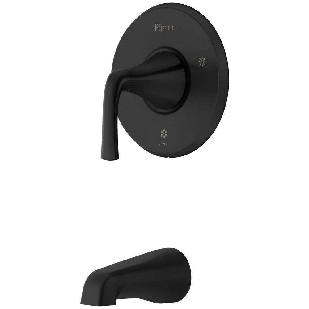 Single Handle Wall Mount Filler in Matte Black 
