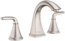 Two Handle Widespread Bathroom Sink Faucet in Brushed Nickel