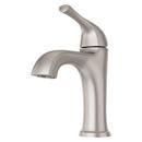 Pfister Spot Defense Brushed Nickel Single Handle Monoblock Bathroom Sink Faucet 
