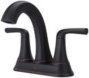 Two Handle Centerset Bathroom Sink Faucet in Tuscan Bronze 