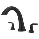 LF MCALLEN 2-HANDLE ROMAN TUB TRIM IN MATTE BLACK MABL 