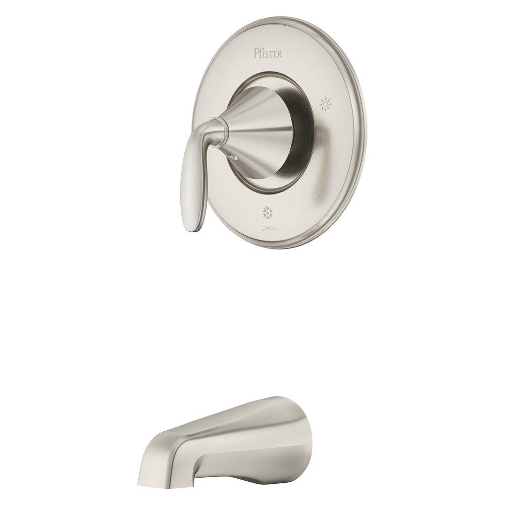 Single Handle Wall Mount Filler in Brushed Nickel 