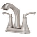 Pfister Spot Defense Brushed Nickel Two Handle Centerset Bathroom Sink Faucet 