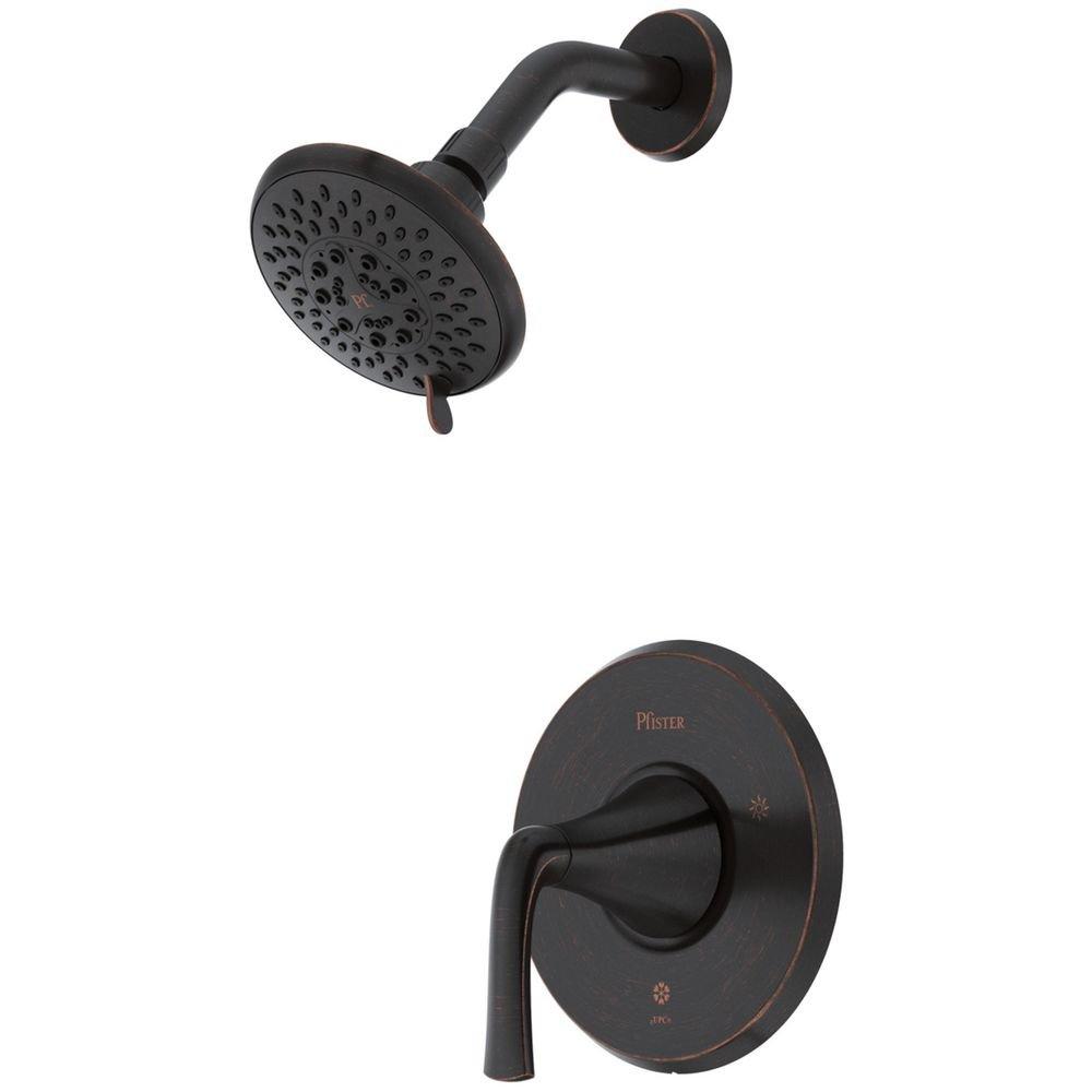 Pfister Tuscan Bronze Single Handle Multi Function Shower Faucet (Trim Only) 