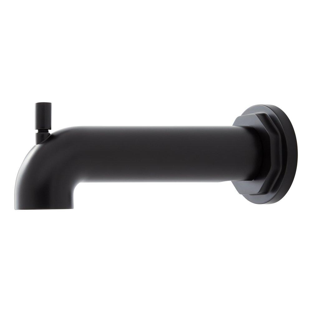Diverter Tub Spout in Matte Black 