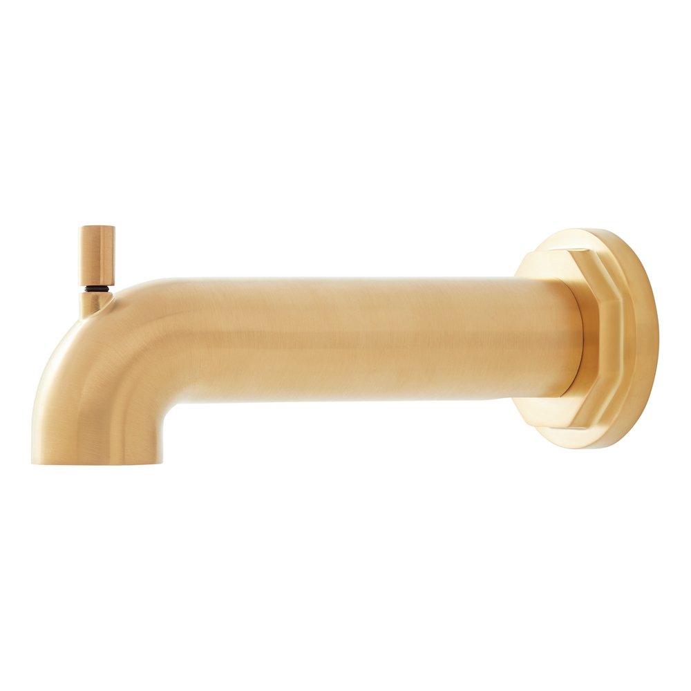 Diverter Tub Spout in Brushed Gold 
