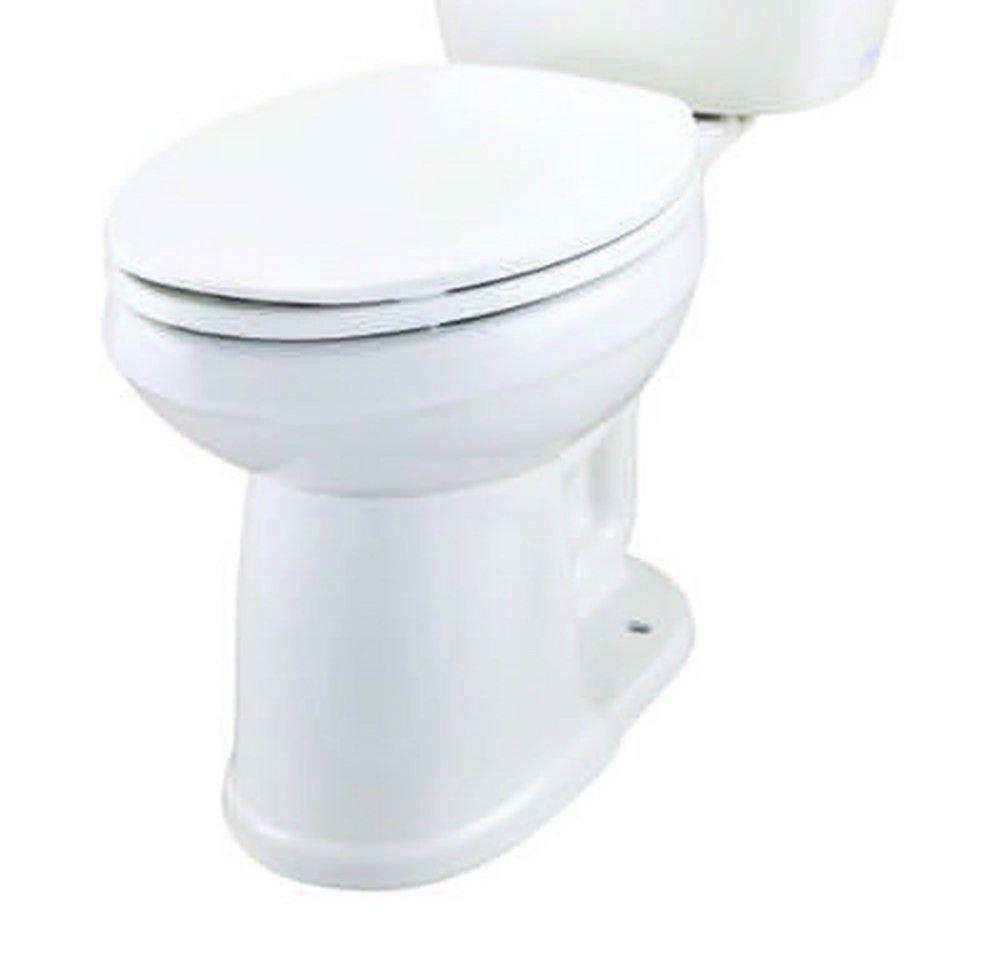 1.1-1.6/1.28/1.6 gpf Elongated ADA Toilet Bowl in White 
