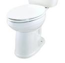 1.1-1.6/1.28/1.6 gpf Elongated ADA Toilet Bowl in White 