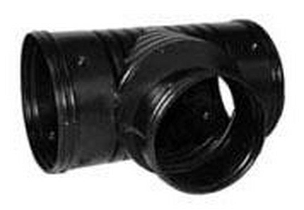 ADS&reg; Black Snap Corrugated Reducing HDPE Tee 
