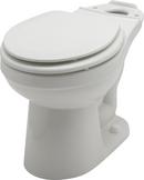 1.6 gpf Round Floor Mount Toilet Bowl in White