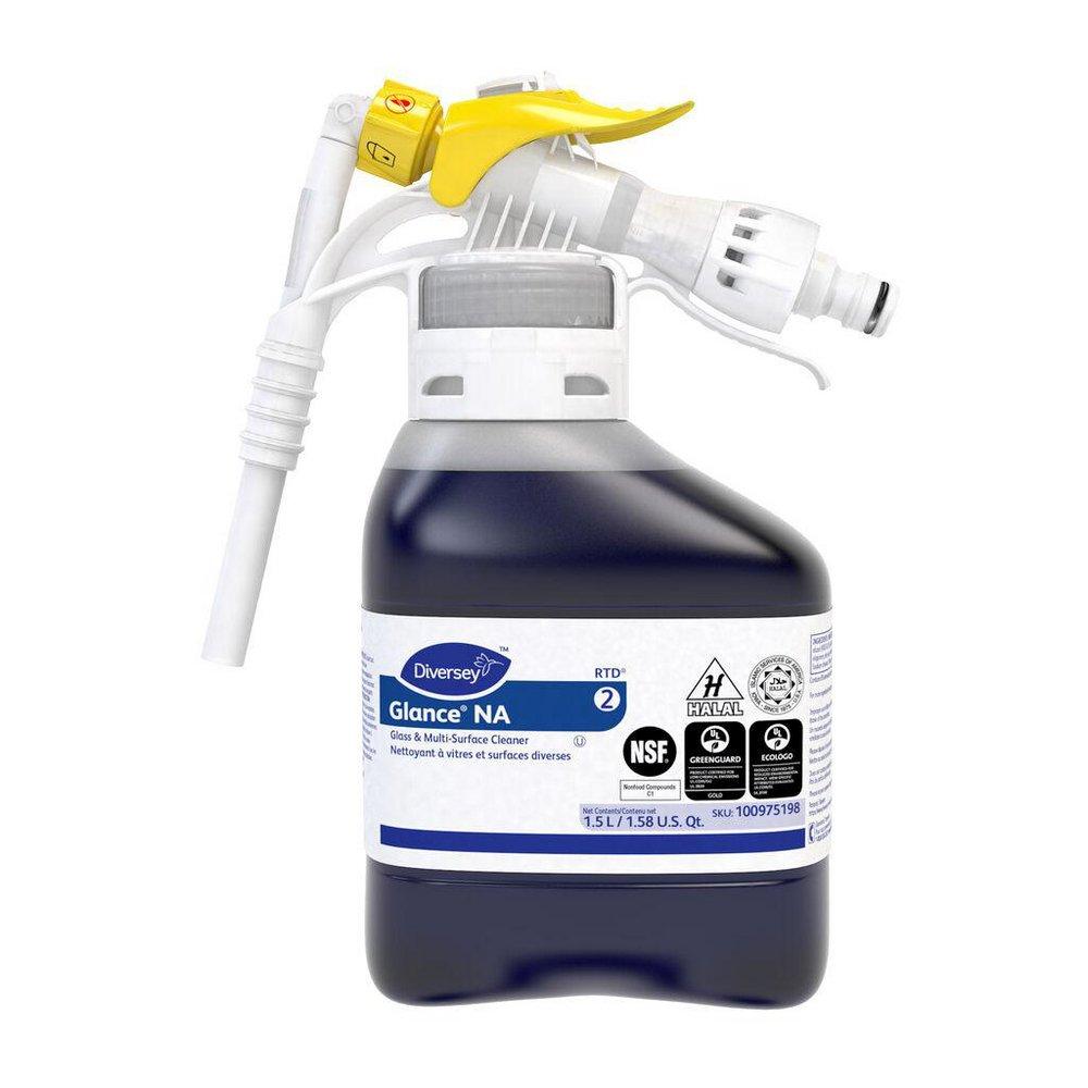 Diversey Blue Glass and Multi-Surface Cleaner in Blue (Case of 2) 