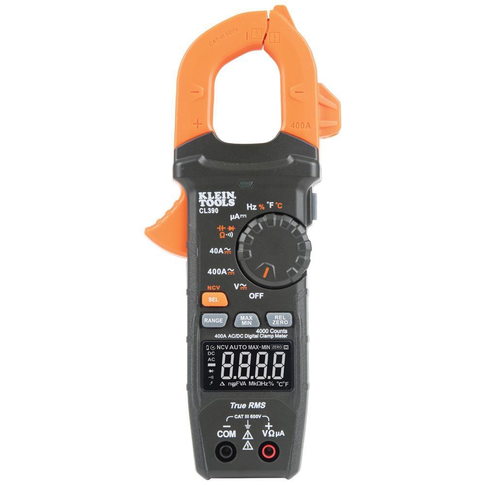 Klein Tools Black 600V Clamp Meter 