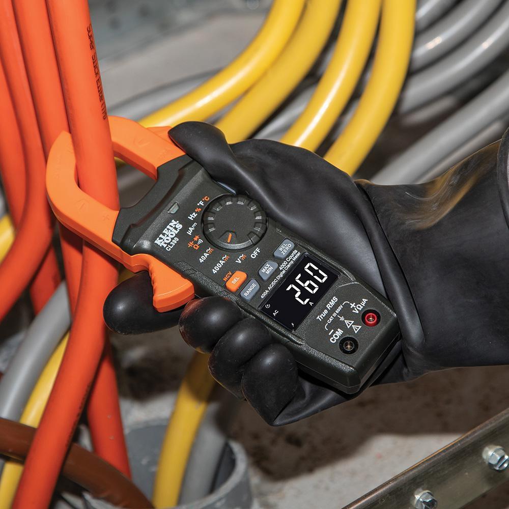 Klein Tools Black 600V Clamp Meter 