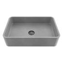 COMPOSITE 20 IN. RECTANGULAR BATHROOM VESSEL SINK IN GRAY 