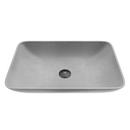Self-rimming/Drop-in Bathroom Sink in Grey