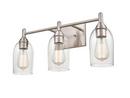 3-Light Vanity Fixture in Brushed Nickel 