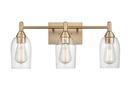 3-Light Vanity Fixture in Modern Gold