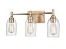 Millennium Lighting Modern Gold 3-Light Vanity Fixture 