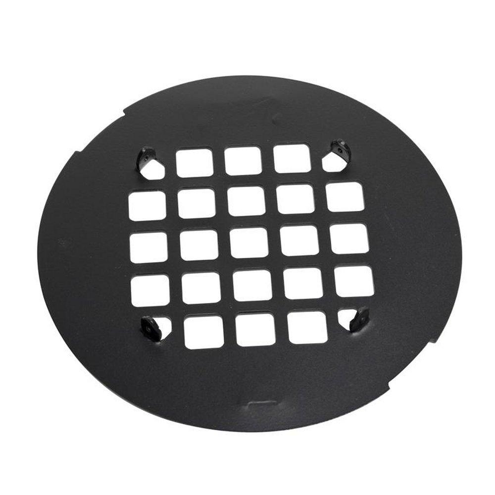 Oatey&reg; Matte Black 4-1/2 in. Stainless Steel Snap-In Strainer 