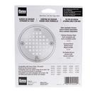 Oatey&reg; Matte Black 4-37/100 in. Screw-In Stainless Steel Strainer 
