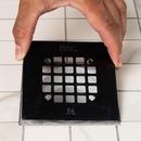 Oatey&reg; Matte Black 4-1/2 in. Stainless Steel Snap-In Strainer 