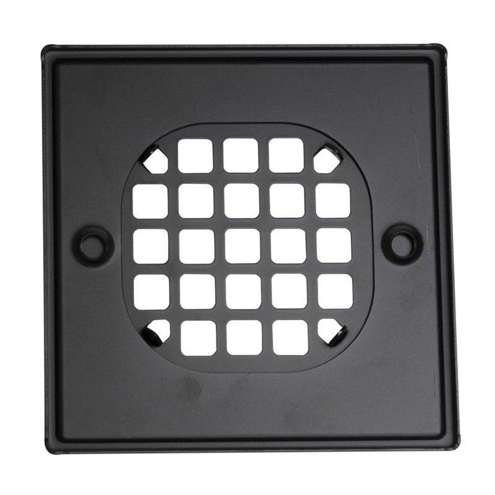 Oatey&reg; Matte Black 4-27/50 in. Stainless Steel Snap-In Strainer 